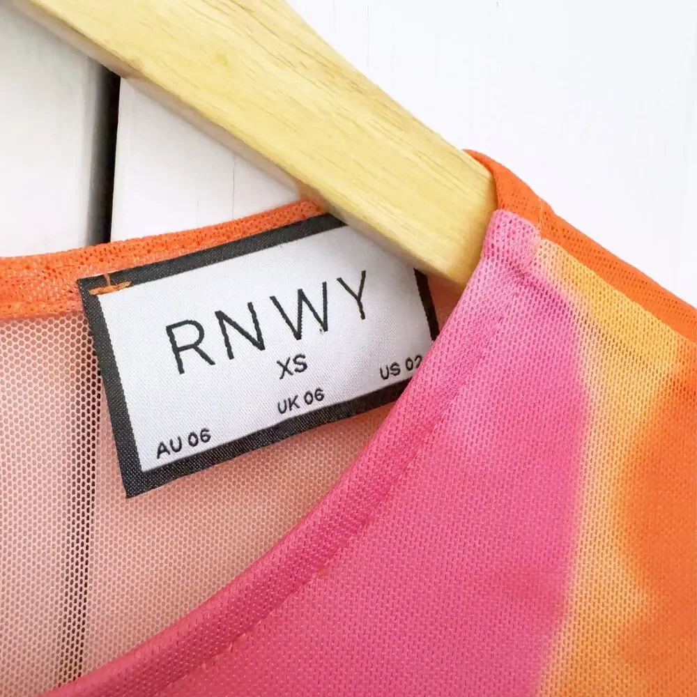 RUNAWAY THE LABEL Olivia Maxi Dress Orange Floral - Picture 8 of 14